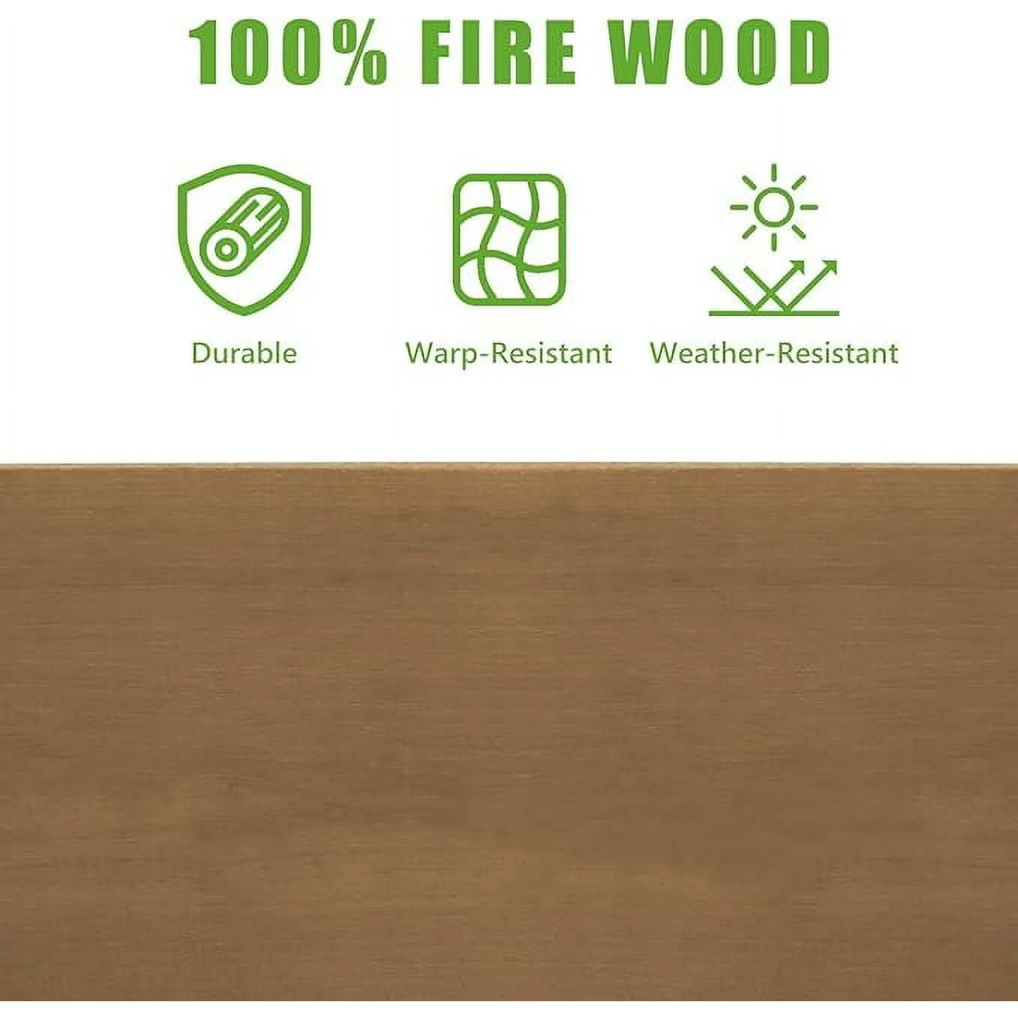 Gowoodhut GF25 Outdoor 2-Tier Wood Raised Garden Bed, Firwood Planter Box for Vegetables, Herbs, and Flowers. Easy to Assemble - Image 4