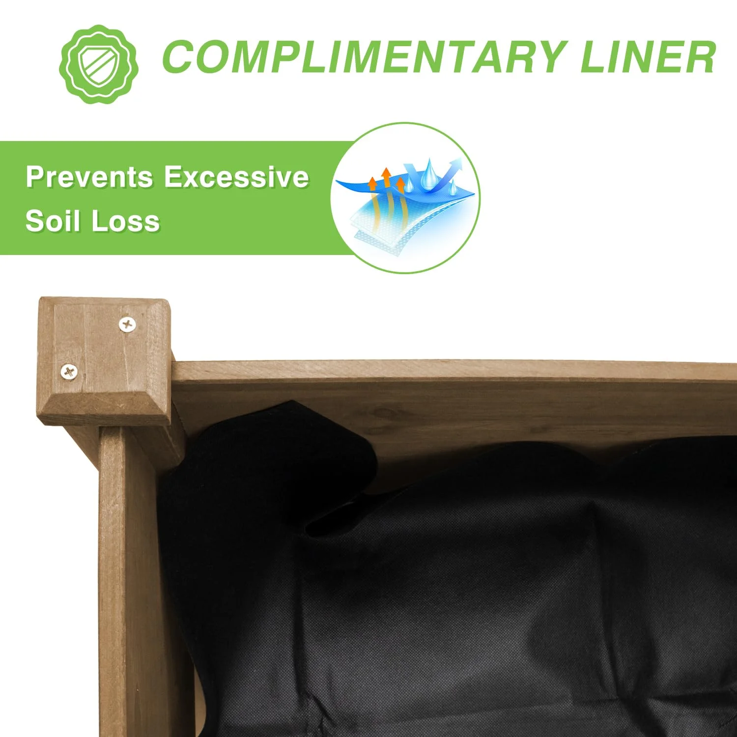 Gowoodhut GF26 Raised Garden Bed Wooden Planter Box for Gardening Easy to assemble - Image 6